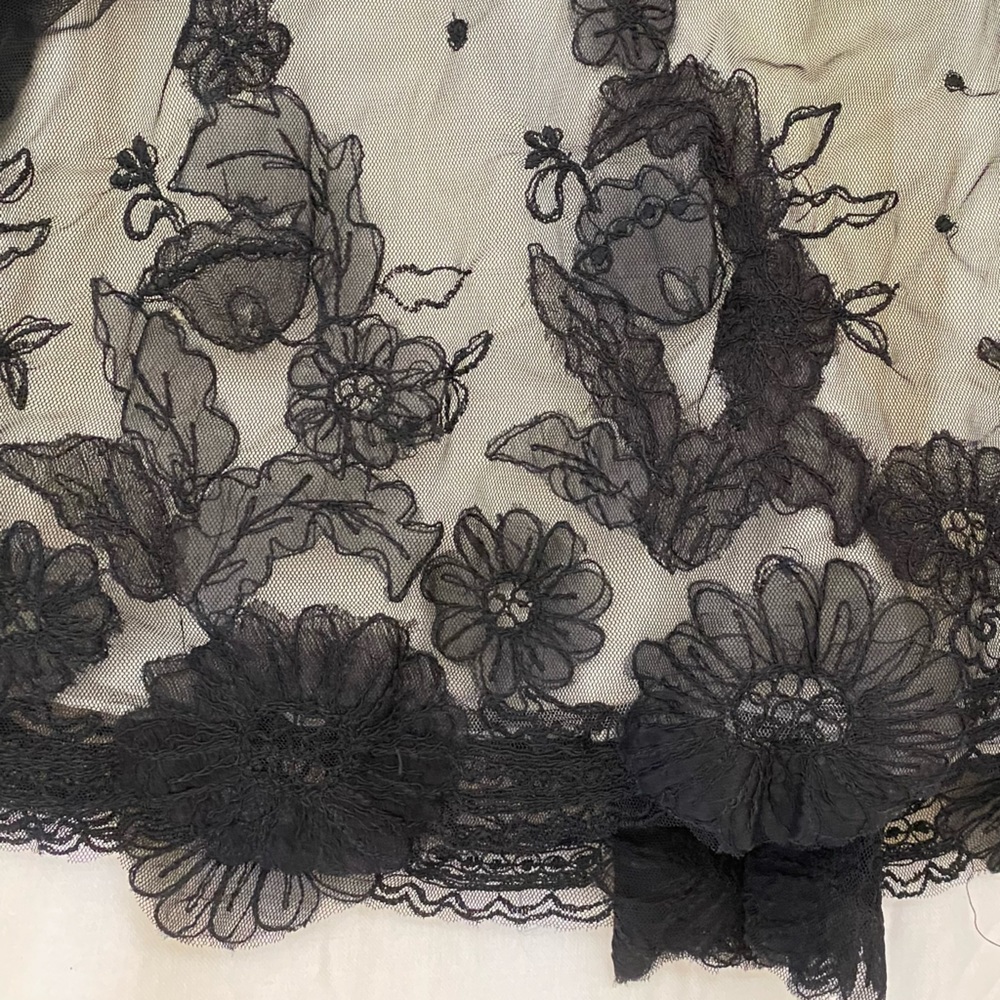 NWT Vintage Tara Jarmon Lace Skirt - Picture 2 of 6